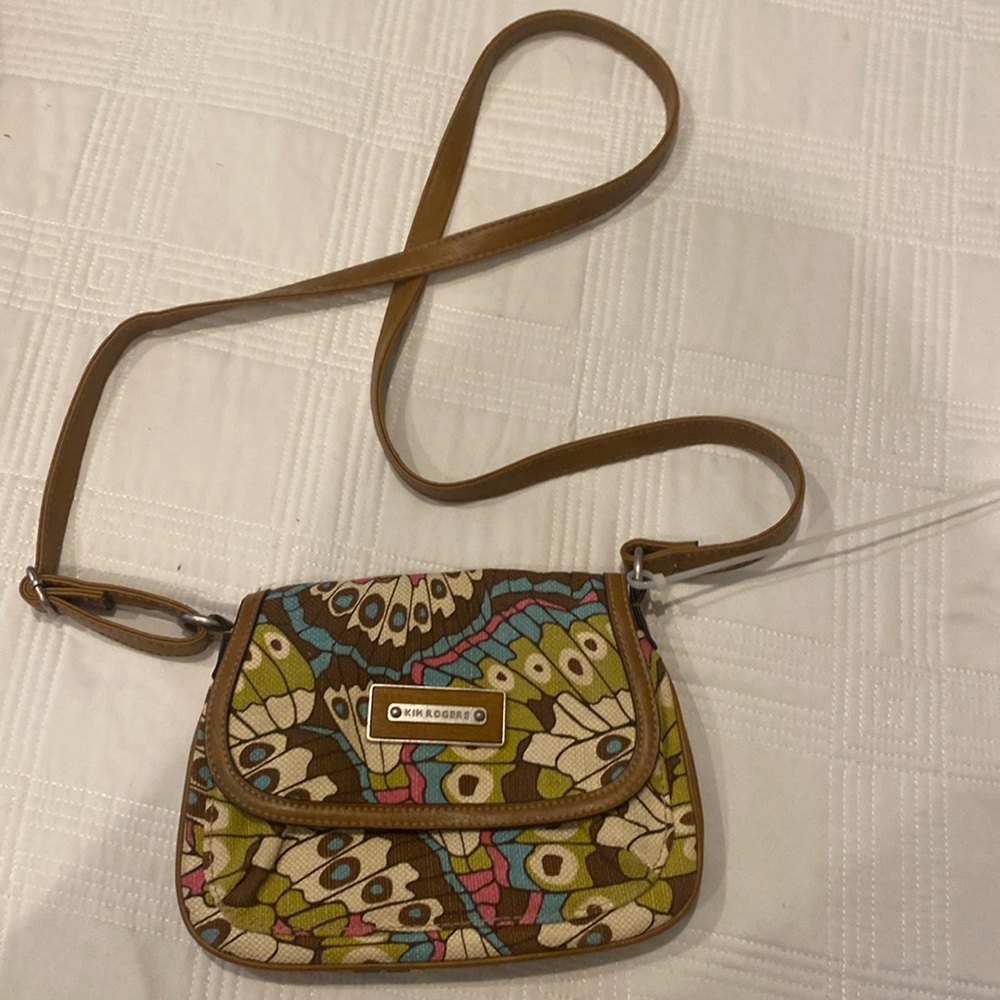Kim Rogers Mute colors floral Purse (c)